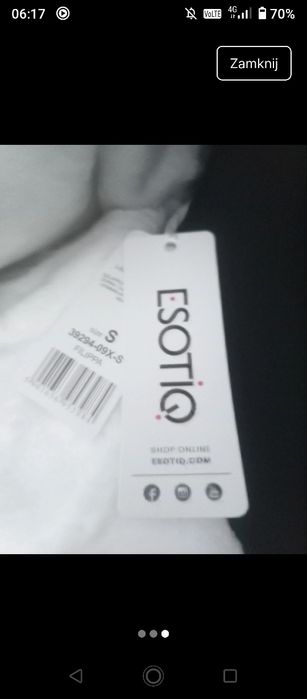 Szlafrok damski esotiq Eva Minge  z kapturem s