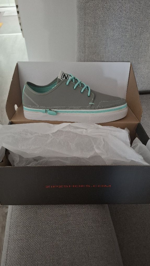 Tenis Zipz Newport Aqua - Novos