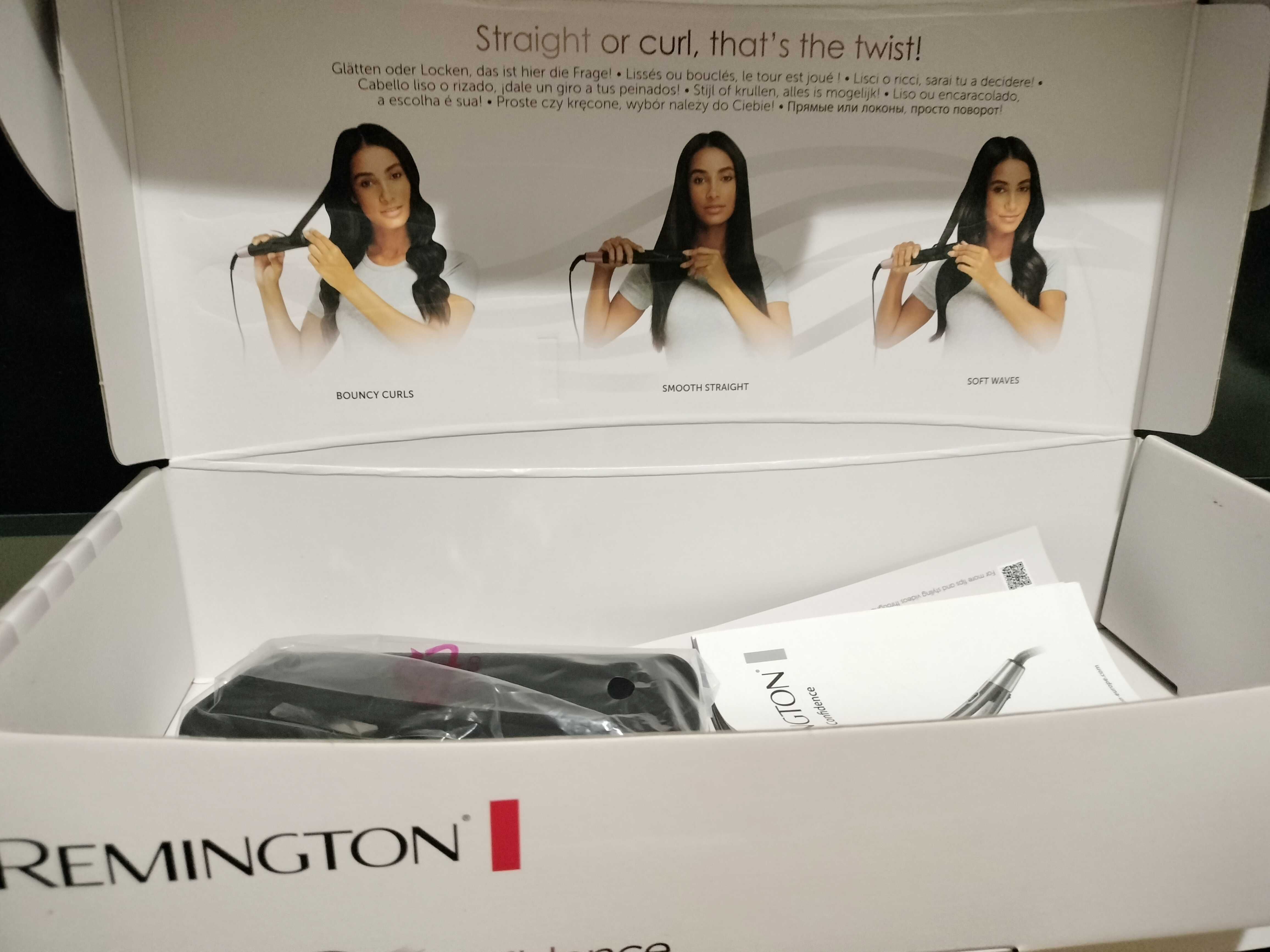 Alisador de cabelo Remington - encaracolar e alisar