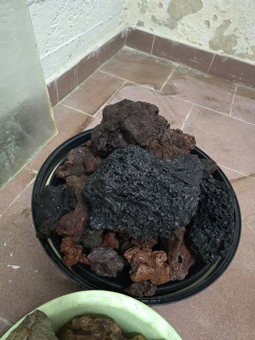 Pedra Vulcânica e Pedra xisto para Aquaescape