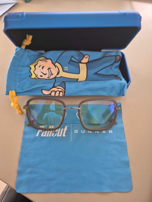 Óculos Gaming Gunnar Fallout Vault 33 (Ed. Colecionador) - IMPECÁVEIS