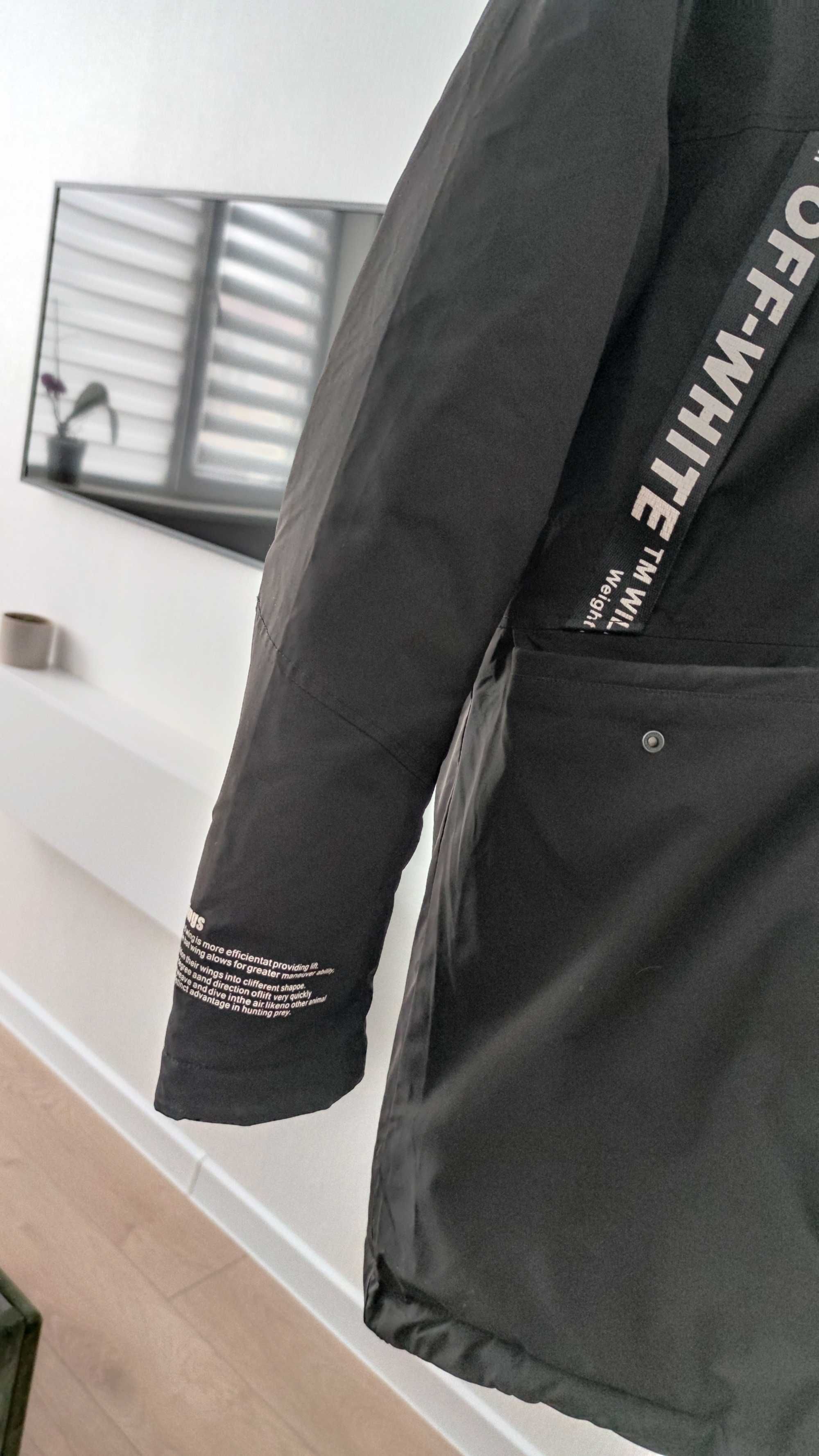 Куртка зимняя off white (пуховик) М