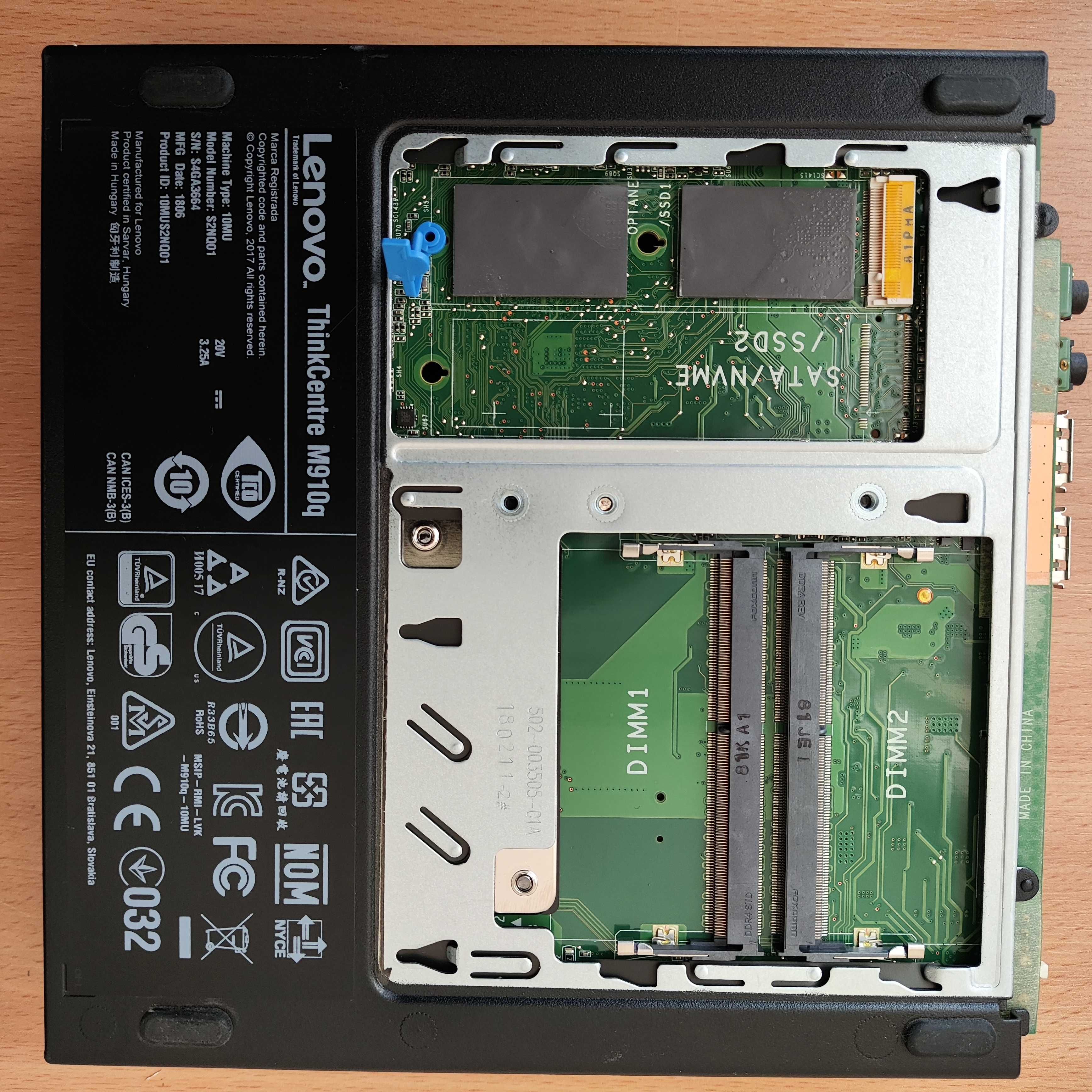 Тонкий клієнт Lenovo M910q USFF i5-6500T (4 ядра)/4 DDR4/HD 530