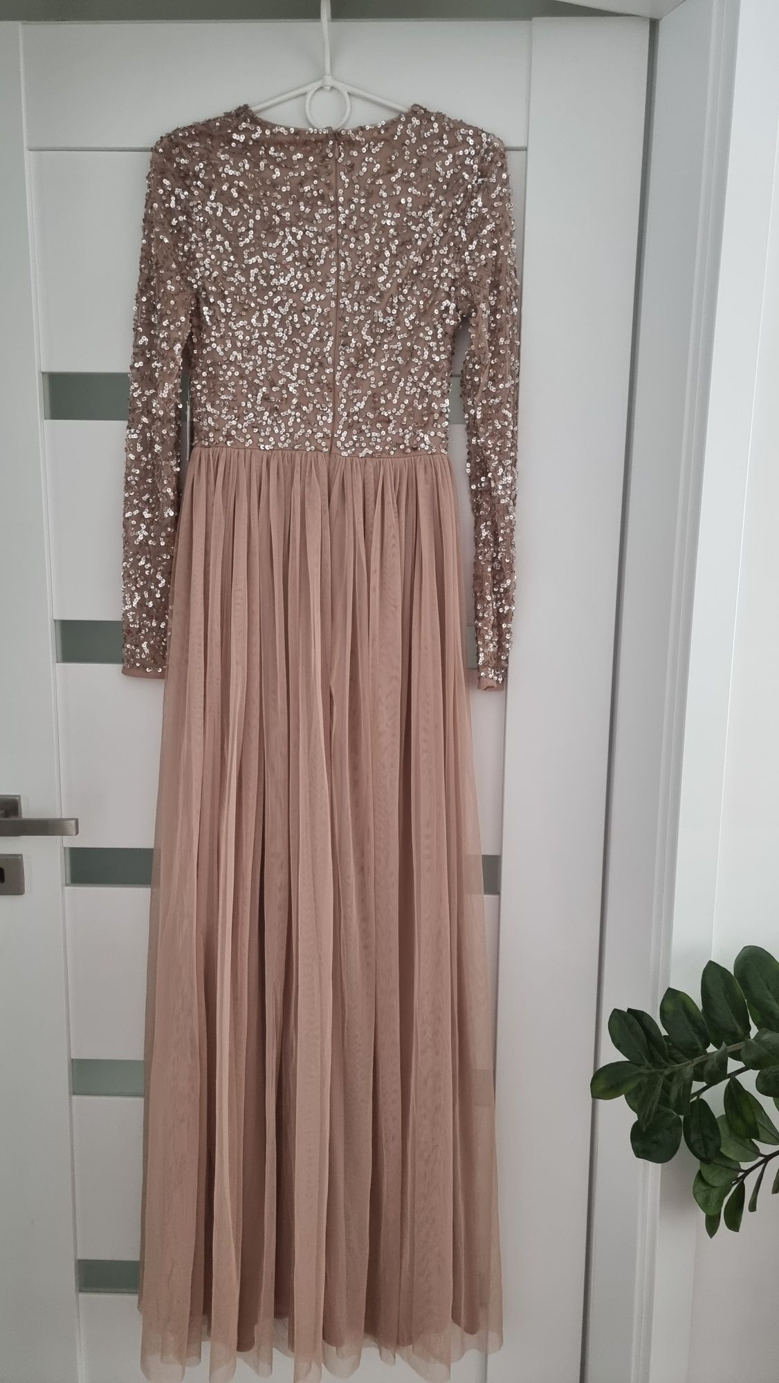 Maya r. 34 deluxe maxi asos nowa sukienka