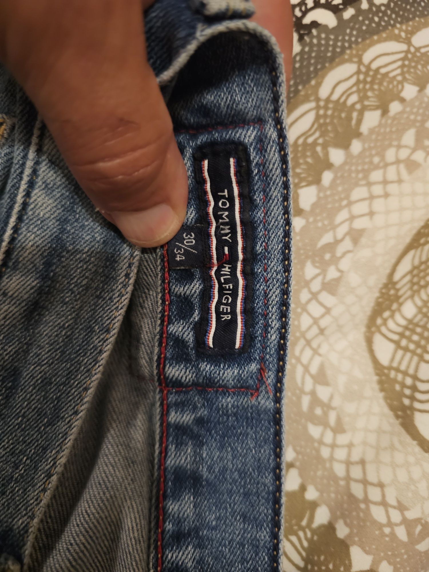 Calças ganga tommy hilfiger