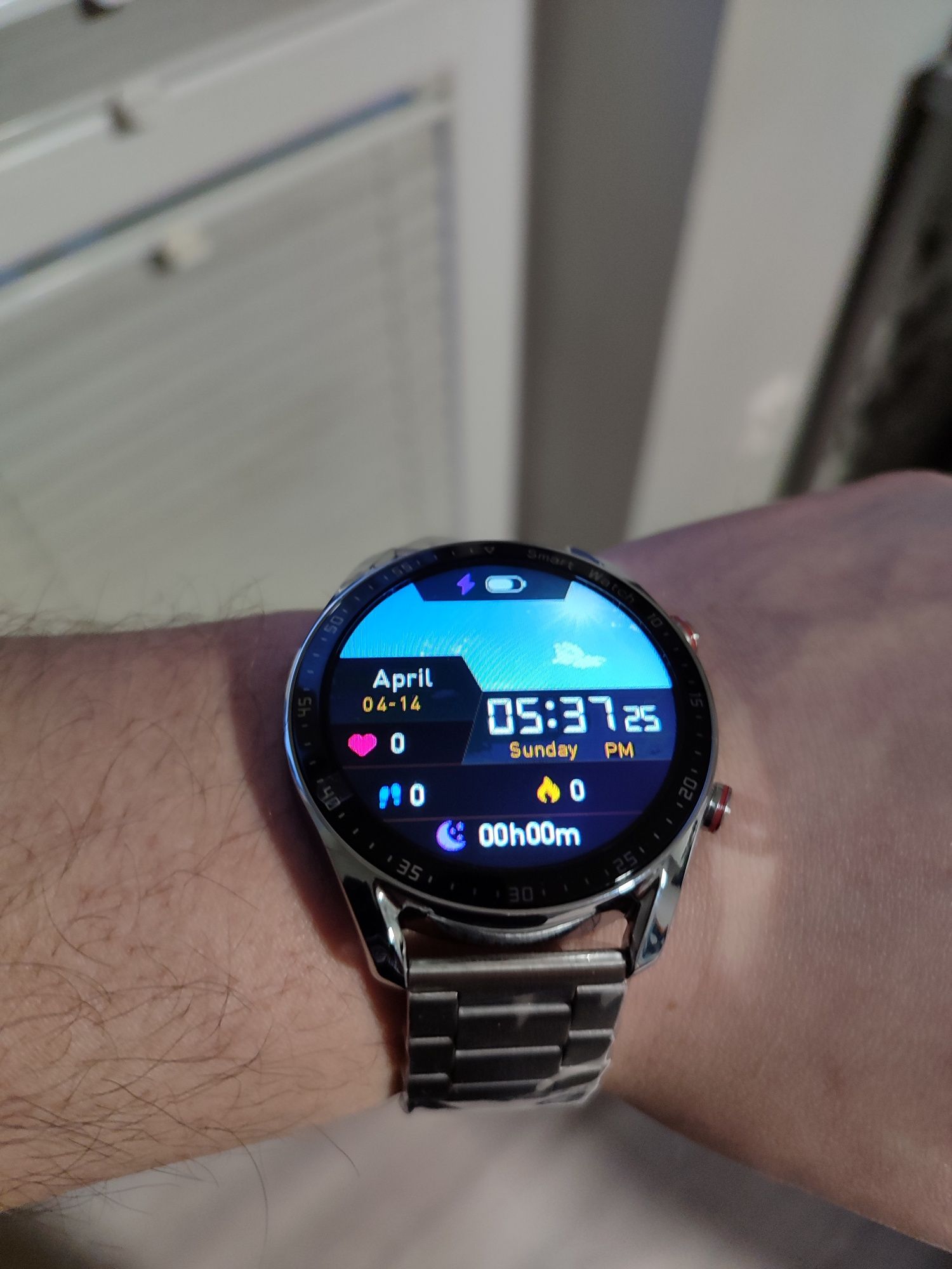 Nowy męski Smartwatch zegarek bluetooth branzoletka