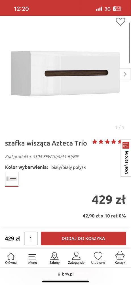 Szafka wisząca Azteca