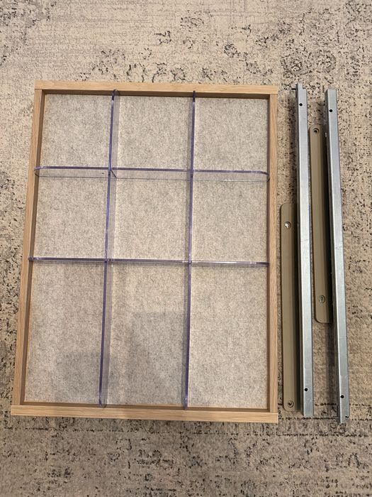 KOMPLEMENT 50x58 cm do PAX IKEA półka szklana, taca, wieszak