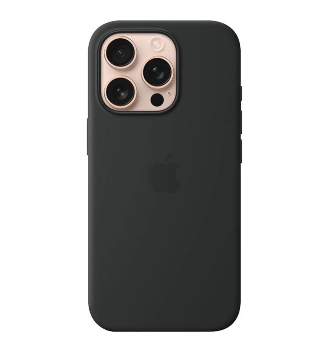 Чохол iPhone 16 Pro Max/16/Plus/Pro Silicone Case with MagSafe - Black