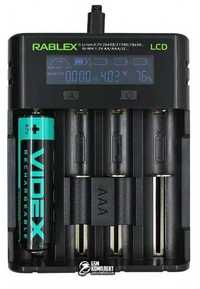 Зарядний пристрій Rablex RB405 Li-ion IMR Ni-MH Ni-Cd   в упаковке