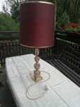 Lampa stołowa, kamień onyks