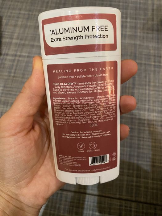 дезодорант Zionhealth Claydry