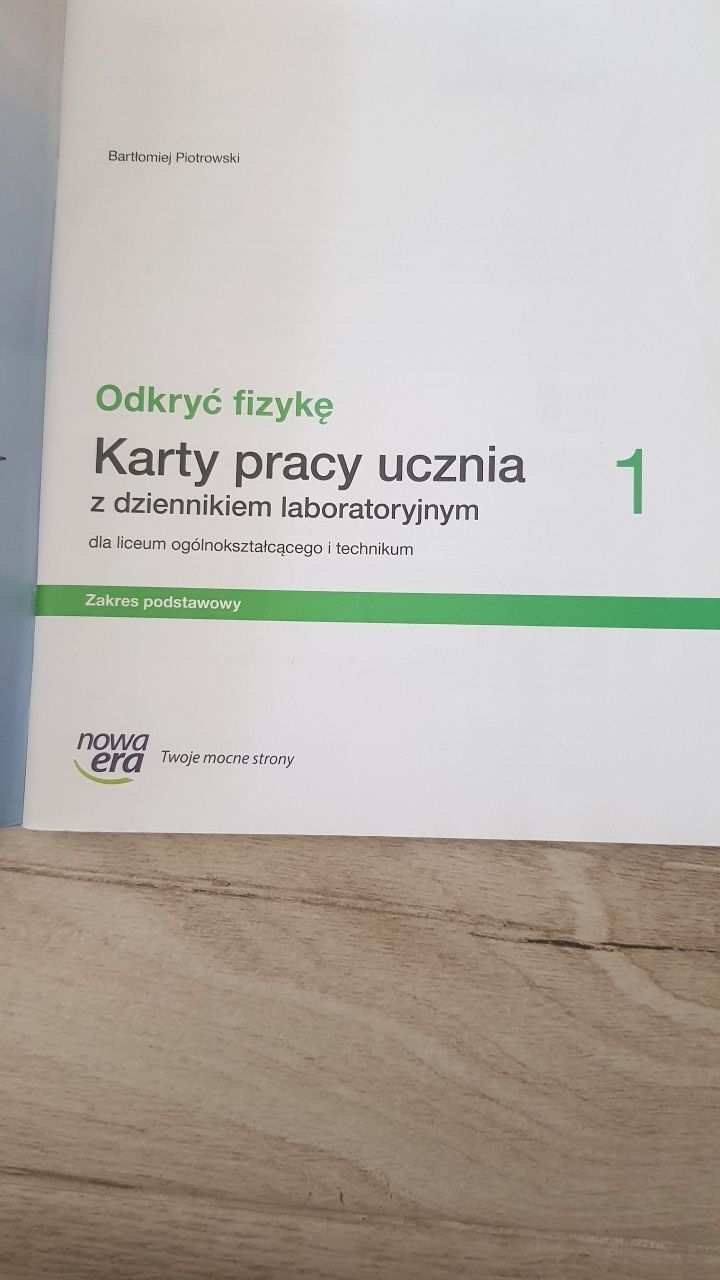 Odkryć fizykę 1 karty pracy ucznia