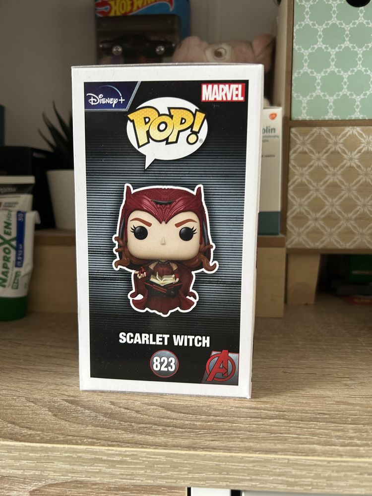 Funko pop scarlet witch 823 glow in the dark