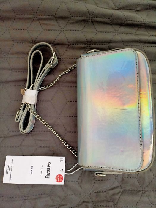 Torebka srebrna Sinsay