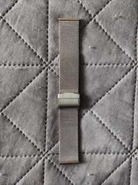 Metalowa srebrna bransoleta do smartwatcha 20 mm
