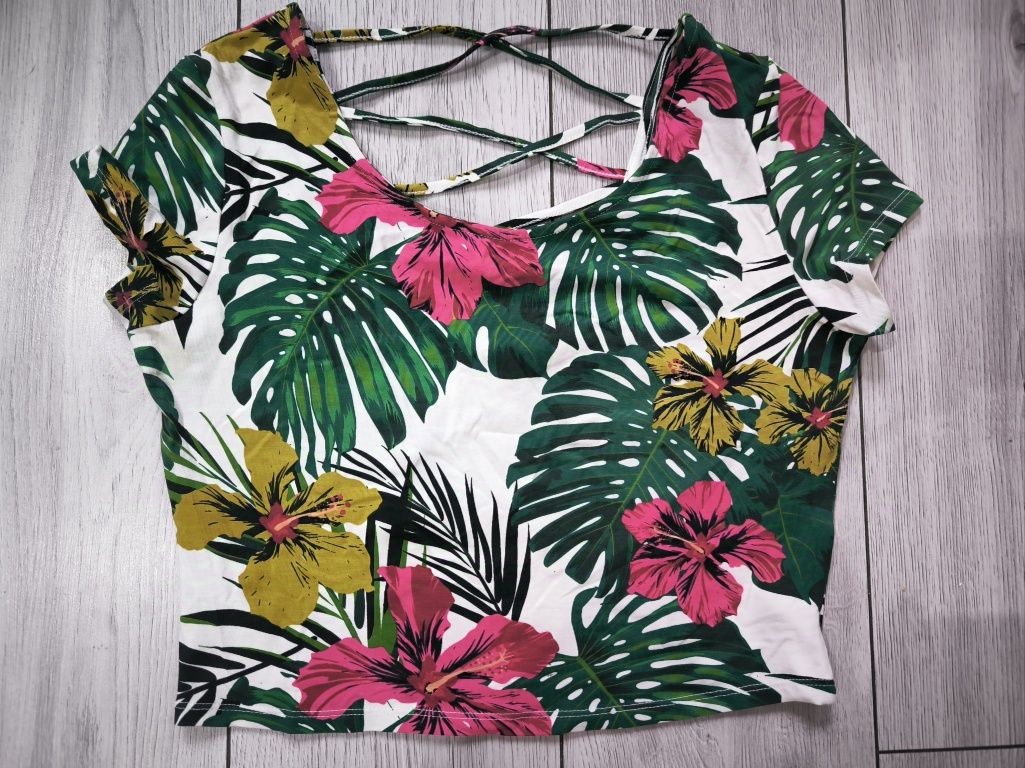 Bluzka koszulka crop top M/L
