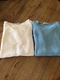 Duas camisolas em algodão da marca Stefanel