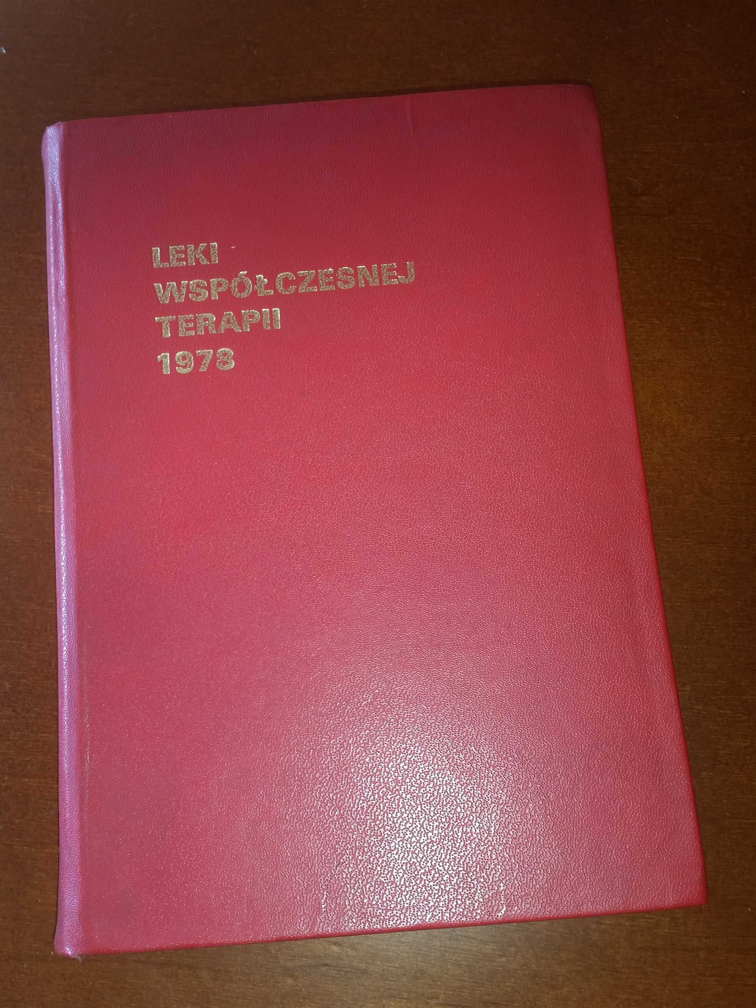 Leki Współczesnej Terapii stara książka dla kolekcjonerów