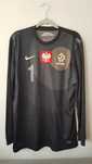 Koszulka piłkarska Polska Euro 2012 player issue #1 bramkarska Nike