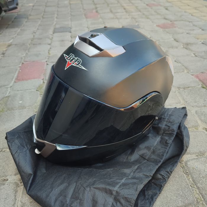 Мото шлем. Тонований.