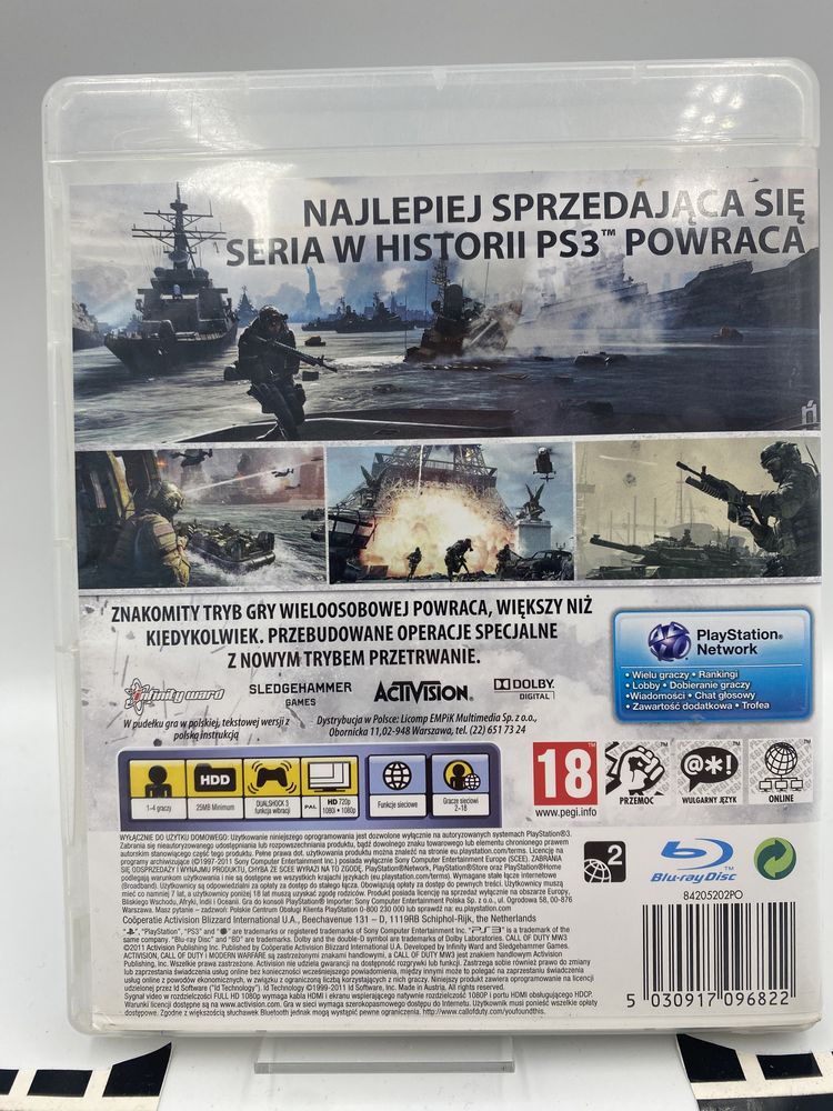 PL Call Of Duty Modern Warfare MW Ps3 Gwarancja