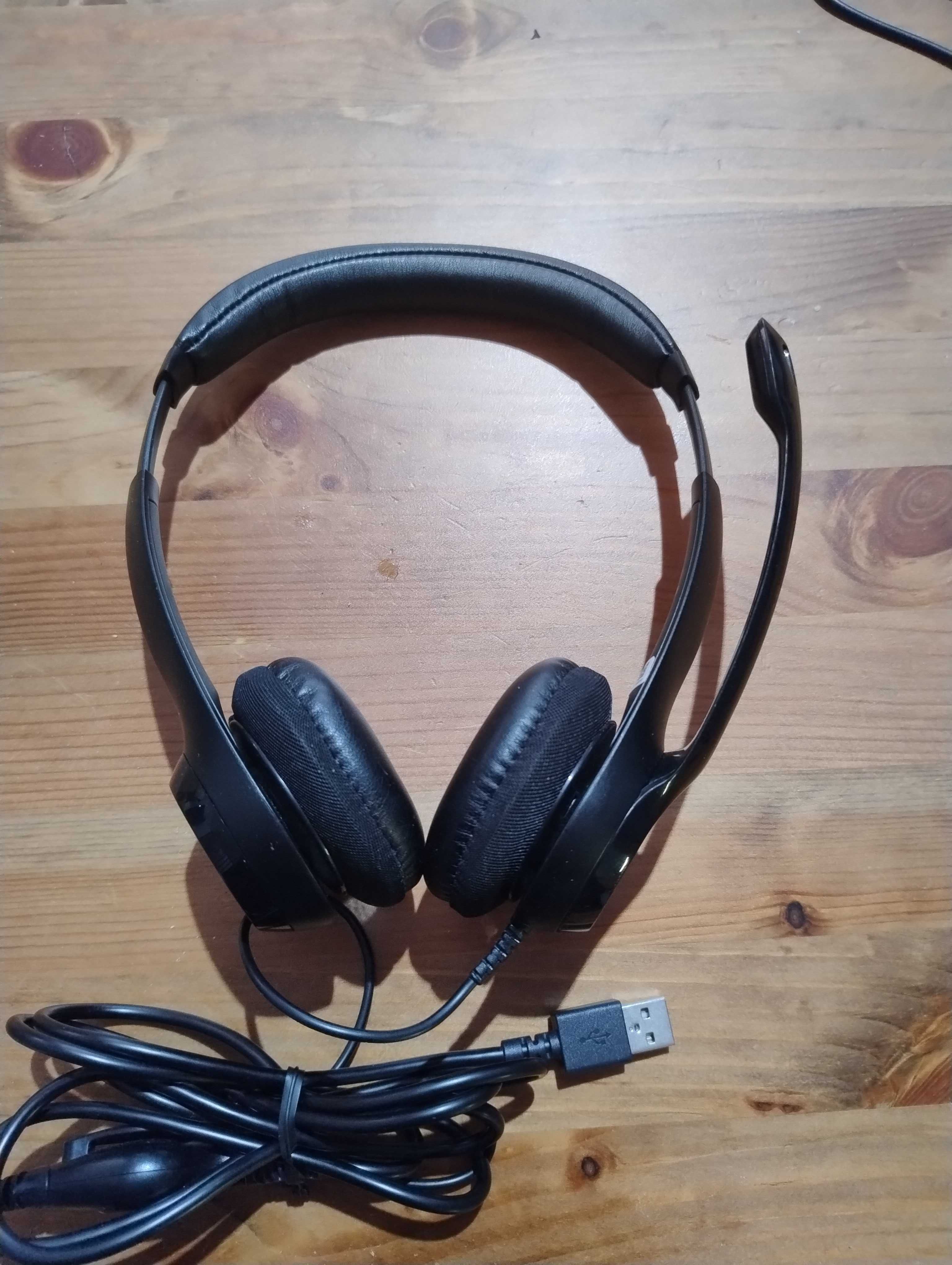 Słuchawki Logitech USB Headset H390 USB z mikrofonem