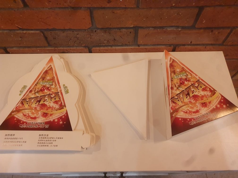 Czadowe opakowania na pizzę trójkąty