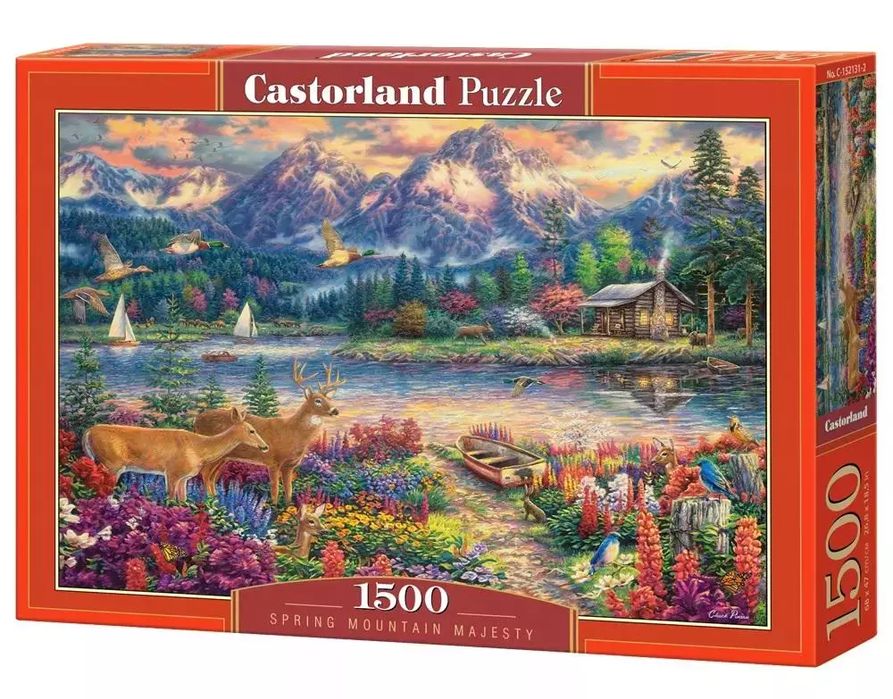 Puzzle 1500 Spring Mountain Majesty CASTOR. Castorland