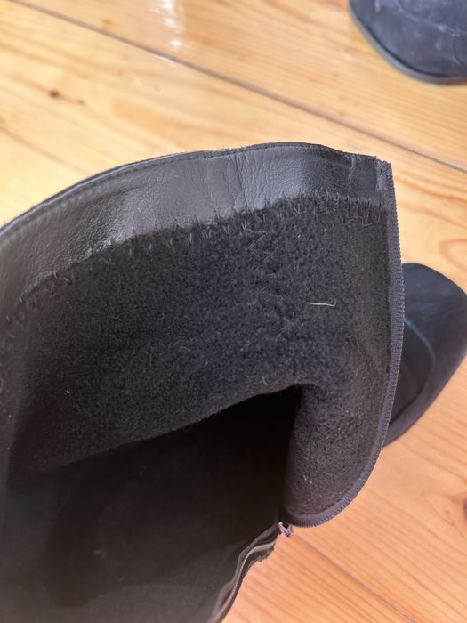 Замшеві черевики весняні на невеликому каблуку розмір 39