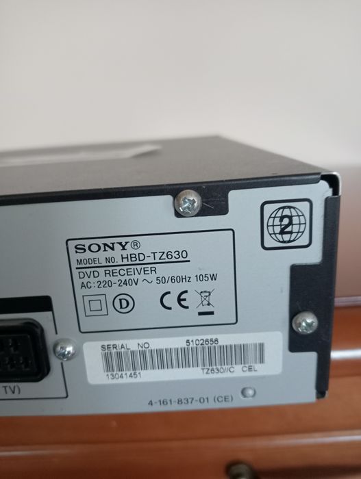 Kino domowe SONY HBD-TZ630