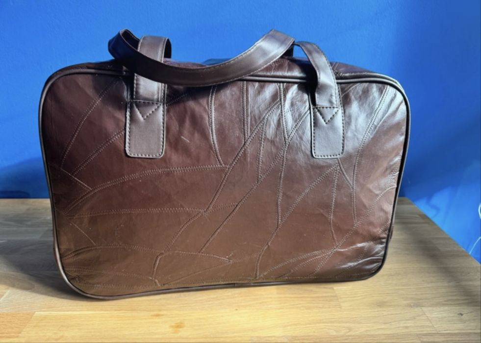 Skorzana torba podróżna