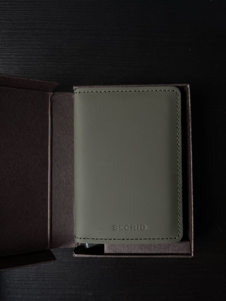Portfel Secrid Slimwallet Nowy Zielony