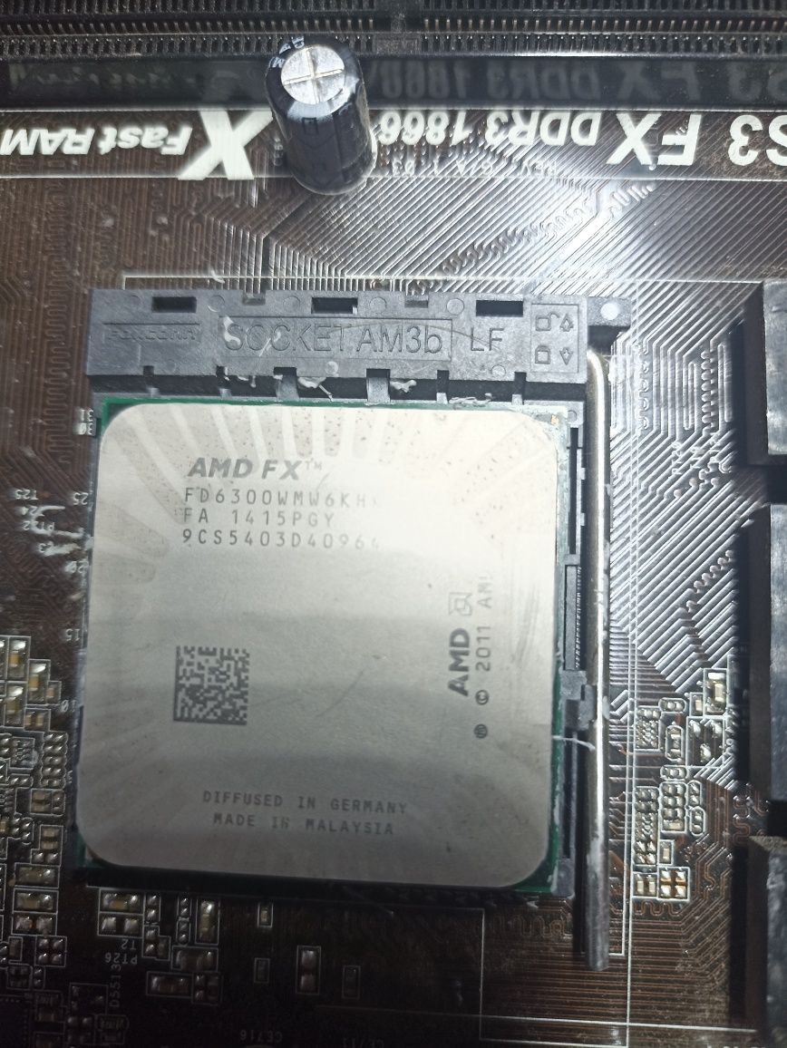Комплект fx 6300, Asrock 960gm vgs3 fx, 8gb ddr3