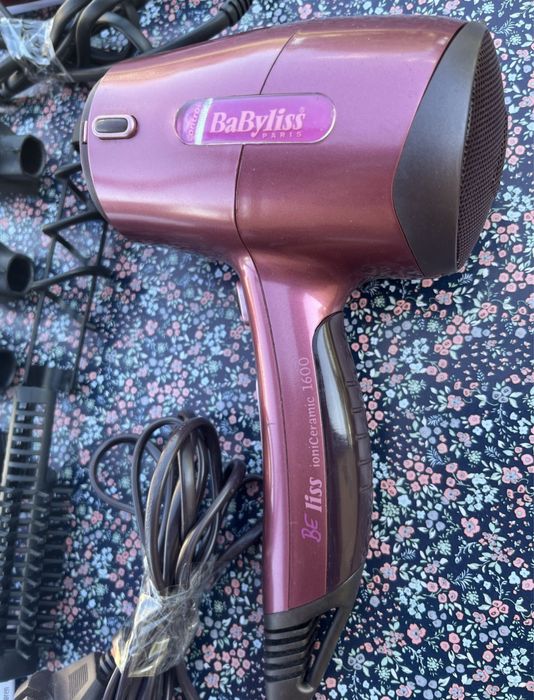 Набір стайлер Babyliss paris 6в1 + фен Babyliss paris ioniceramic 1600