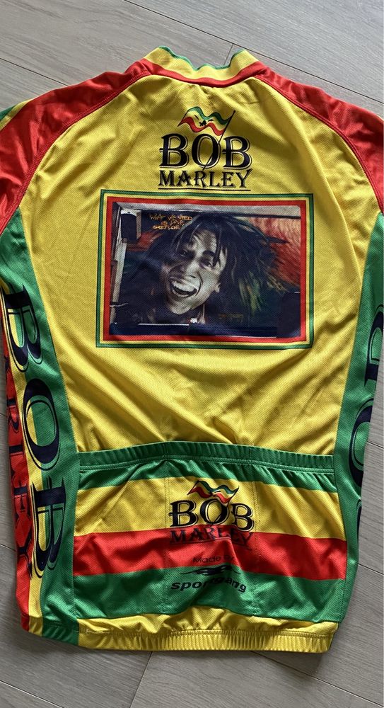 Koszulka rowerowa Bob Marley rozmiar M