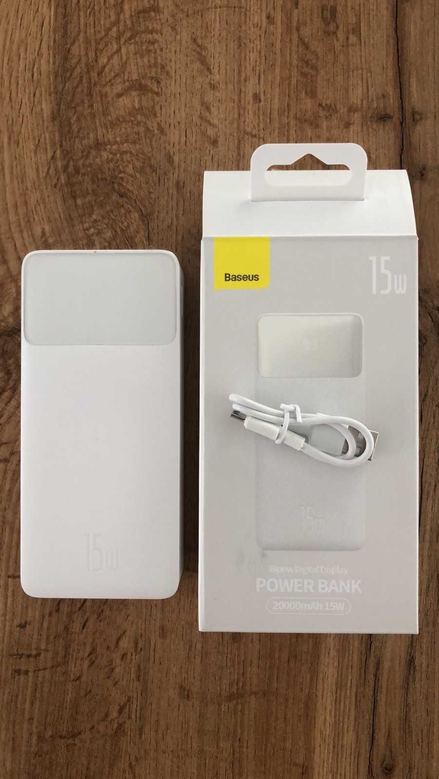 Повербанк Power Bank Baseus 20000mAh 15W White (PPBD20)