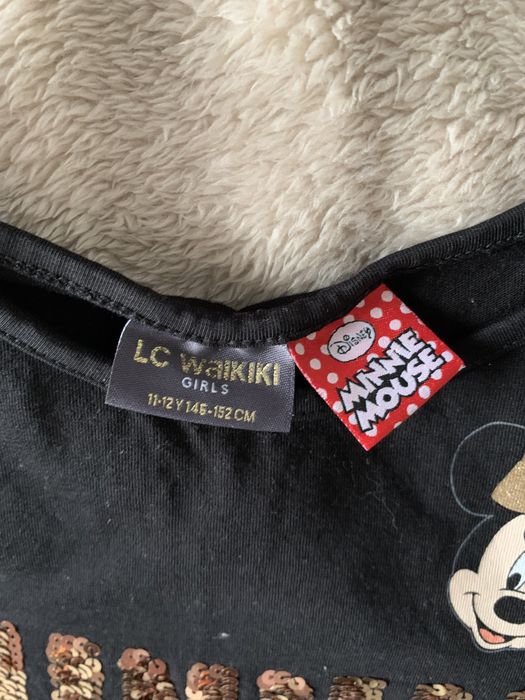 Czarna koszulka z Minnie