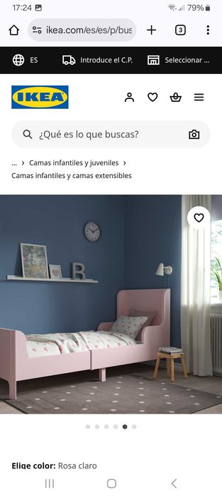 Cama extensível Ikea usada em bom estado