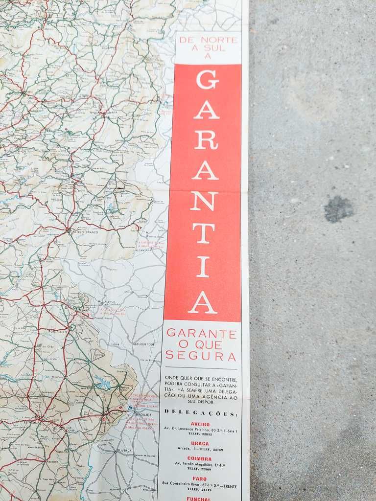Mapa Estradas de Portugal - Garantia Seguros