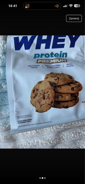 Bialko proteinowe All Nutrition ciasteczkowe