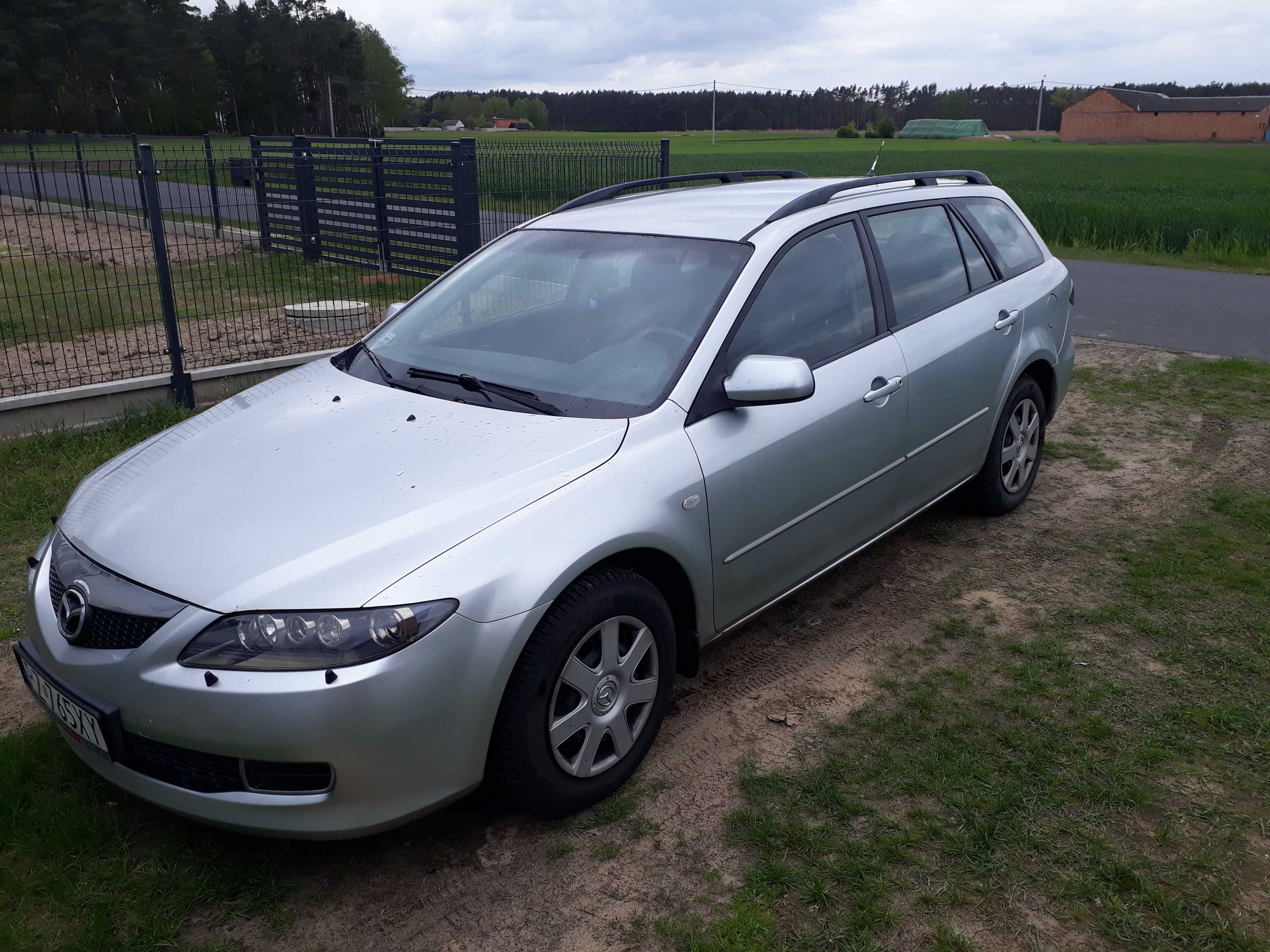 Mazda 6 kombi rocznik 2007 benzyna srebrny