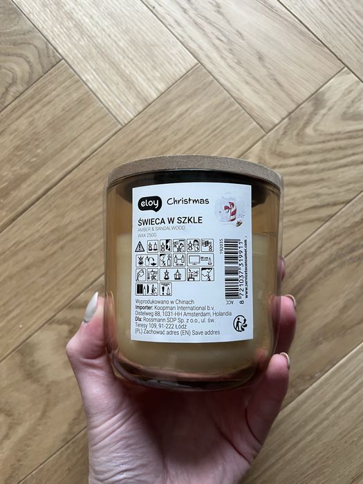 Świeca Eloy Amber & Sandalwood 250g