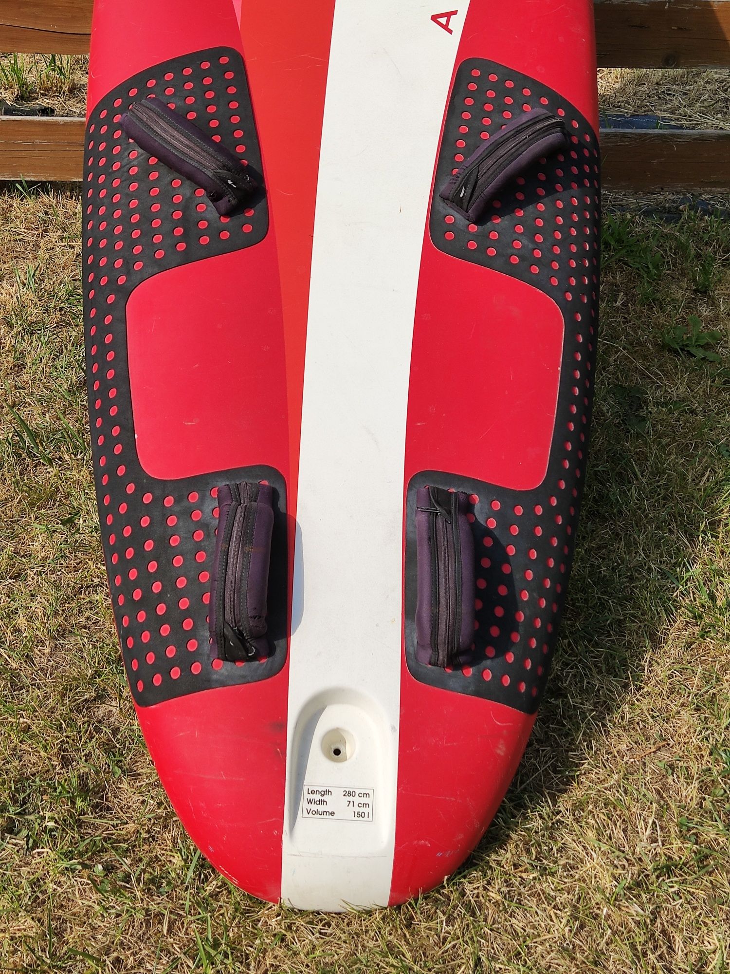 Deska 150 litrów szer. 71cm dł. 280cm Axel Windsurfing Nauka