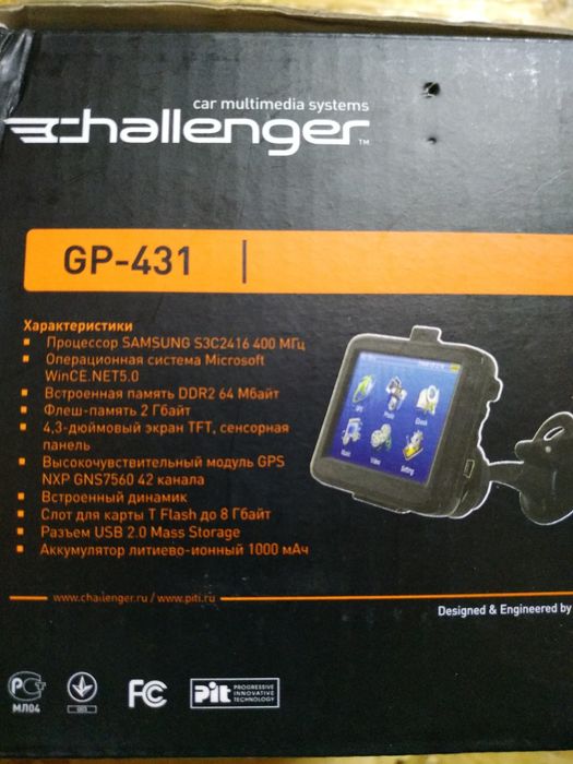 Challenger GP-431 навігатор