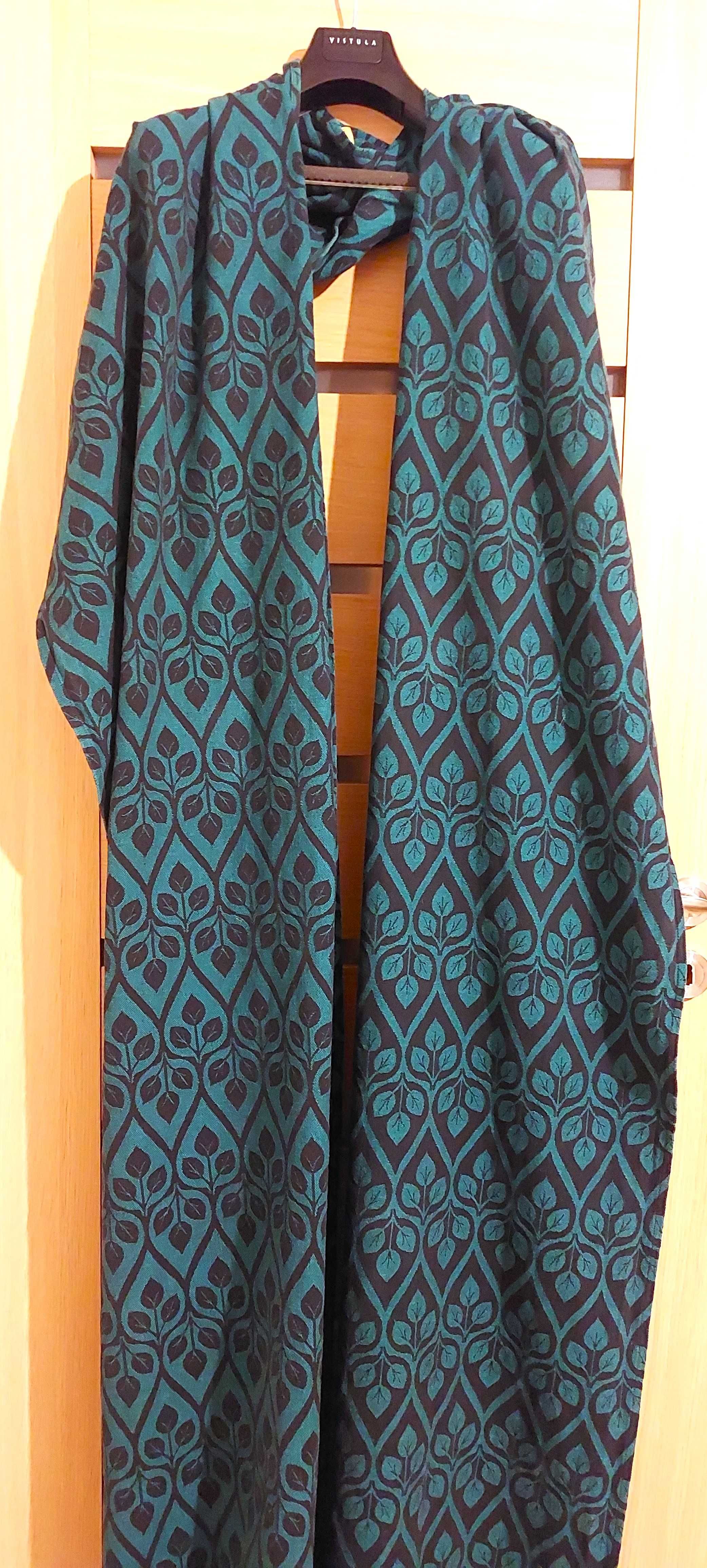 Chusta tkana żakardowa Yaro Slings La Vita Emerald-Black 4,2 rozmiar 5