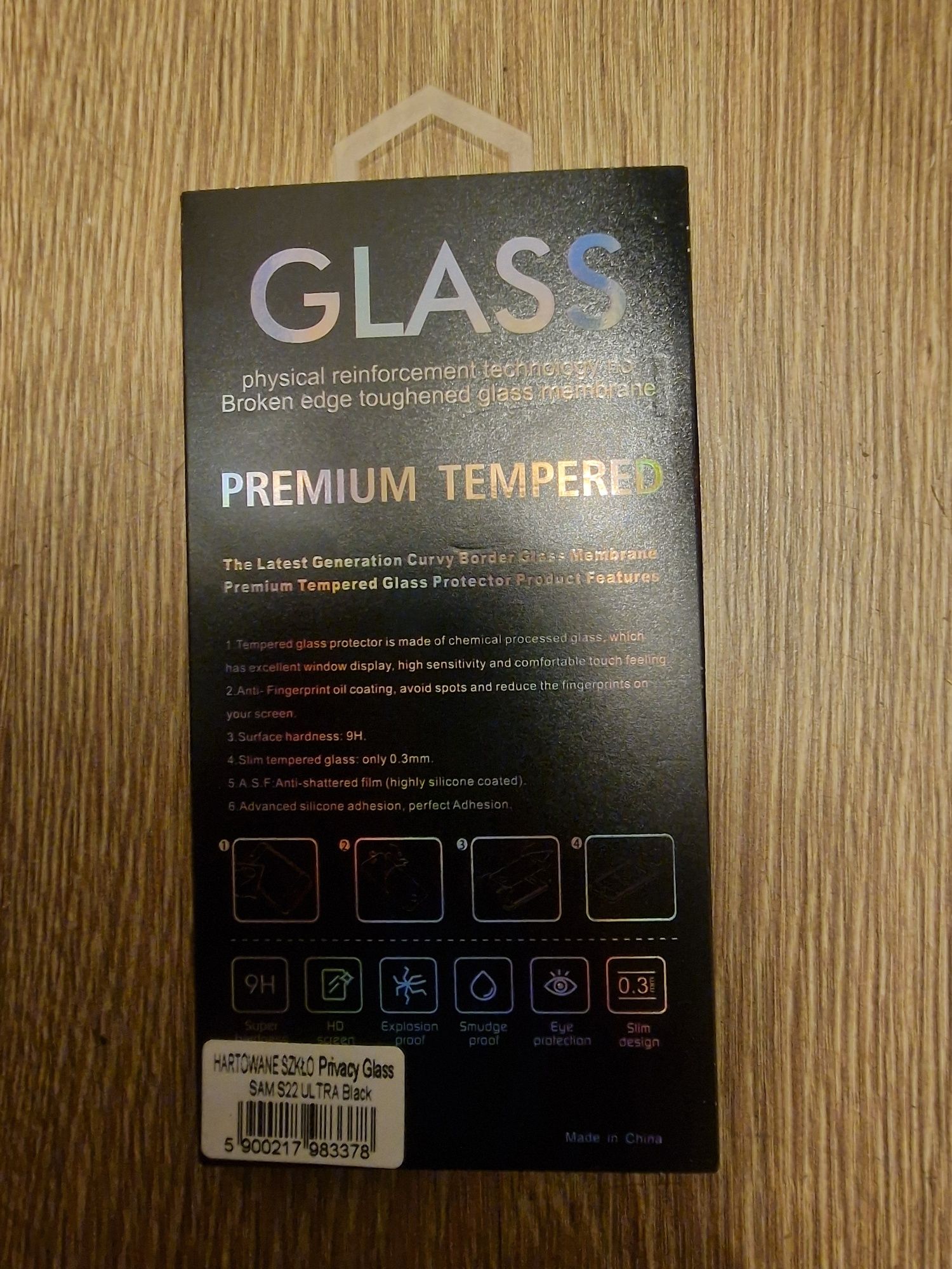 Hartowane szkło Privacy Glass do Samsung Galaxy S22 ULTRA