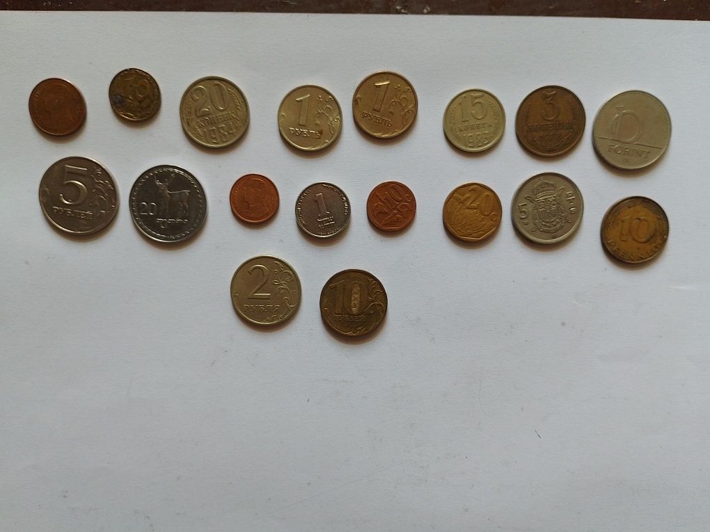 Монети різних країн