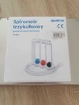 SPIROMETR TRZYKULKOWY do ćwiczeń wdechowych.