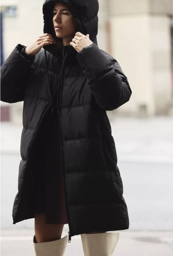 ZARA куртка жіноча, XS, S, пуховик, пальто